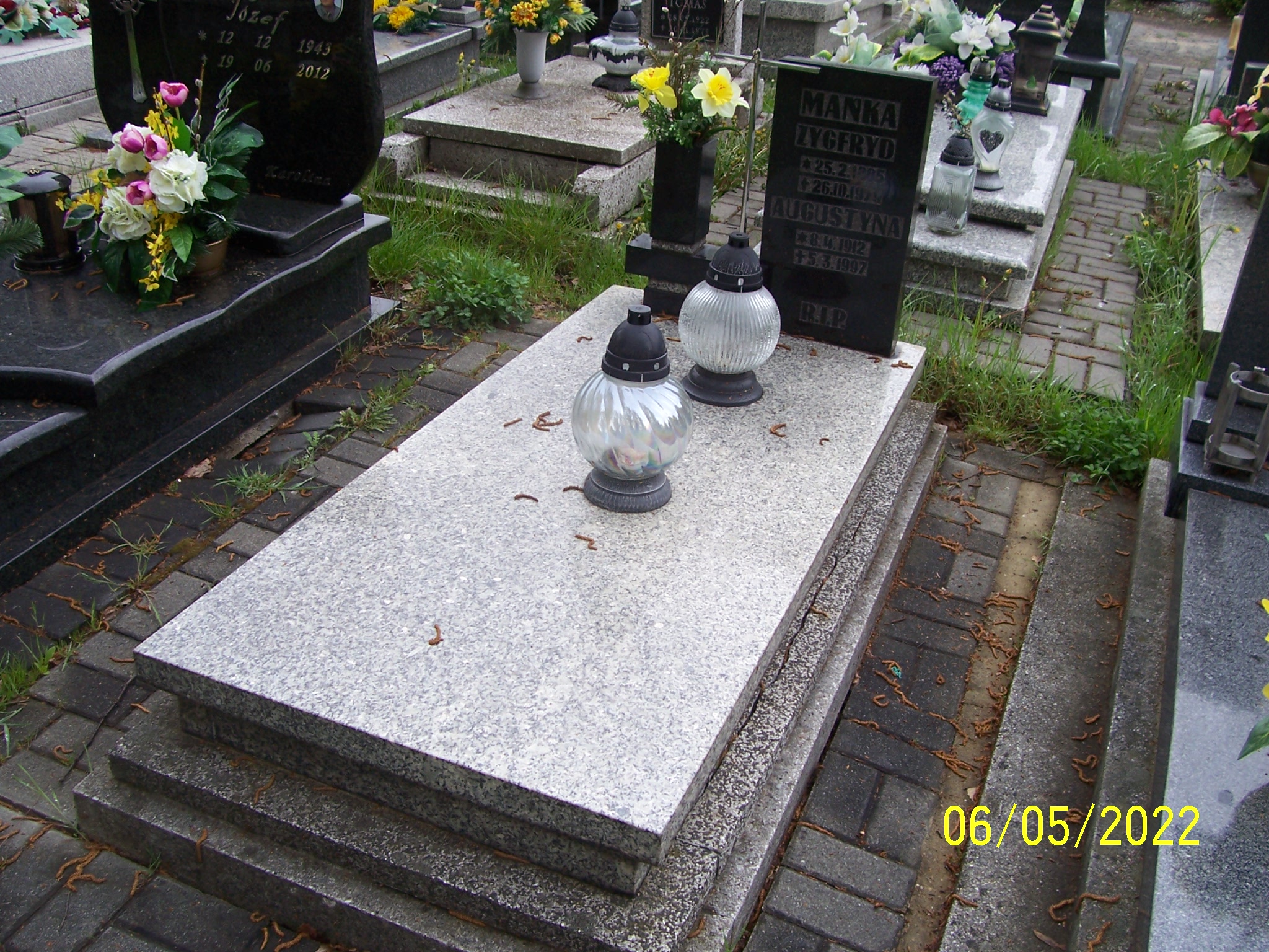 Grób Augustyna Mańka