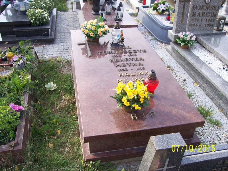 Grób Łucja Tomaszczyk