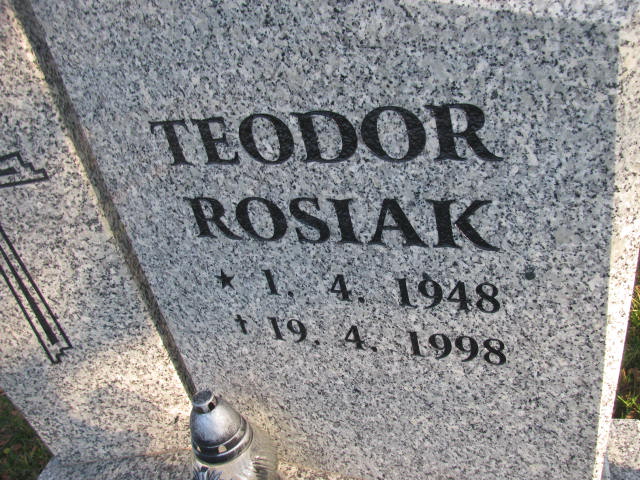 Grób Teodor Rosiak