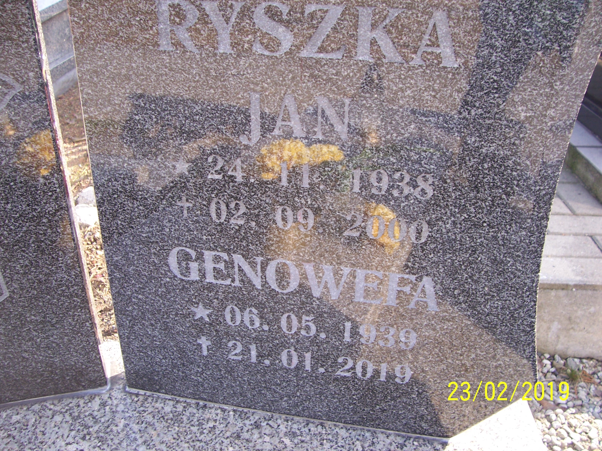 Grób Jan Ryszka