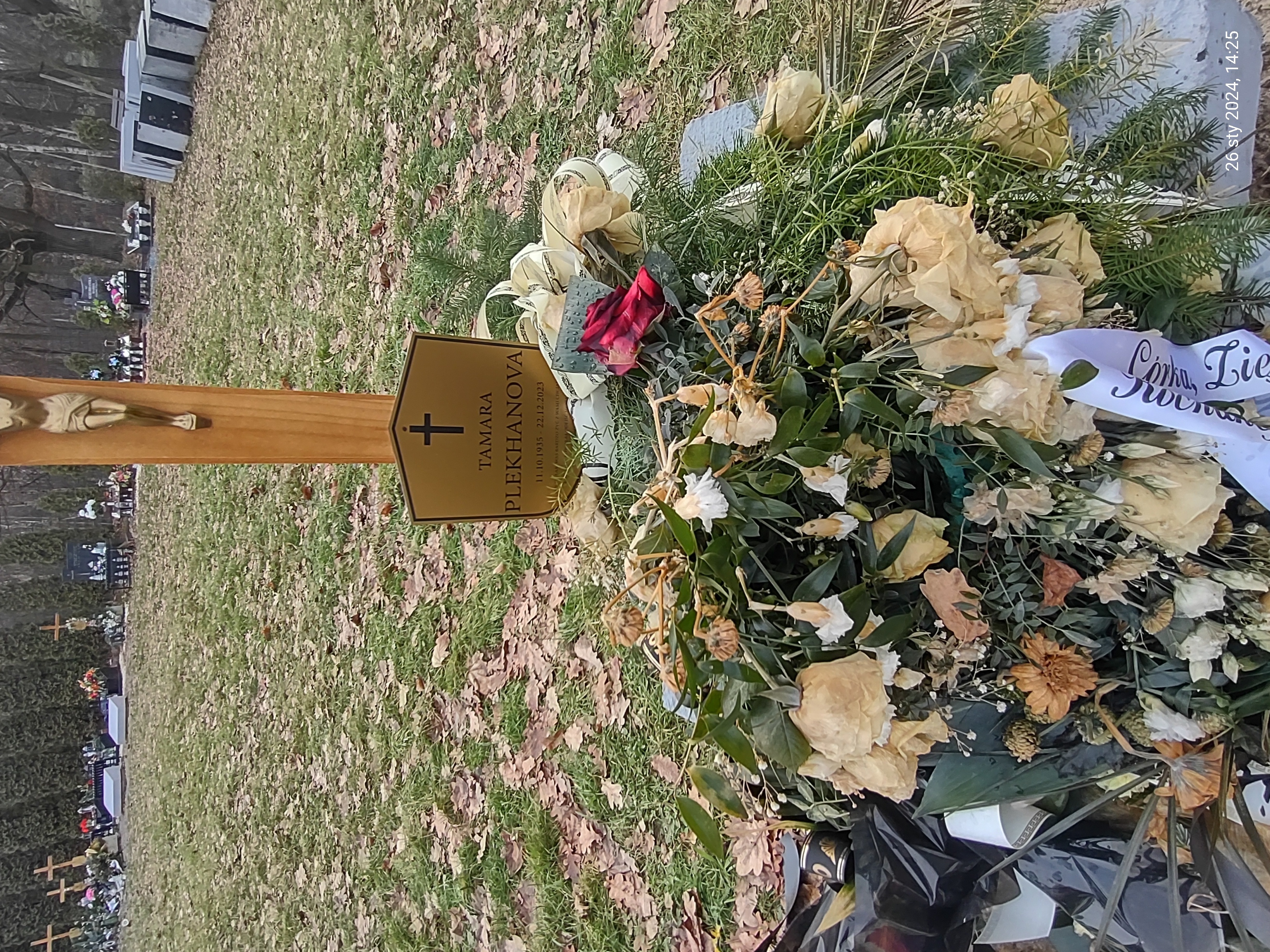 Grób Tamara Plekhanova