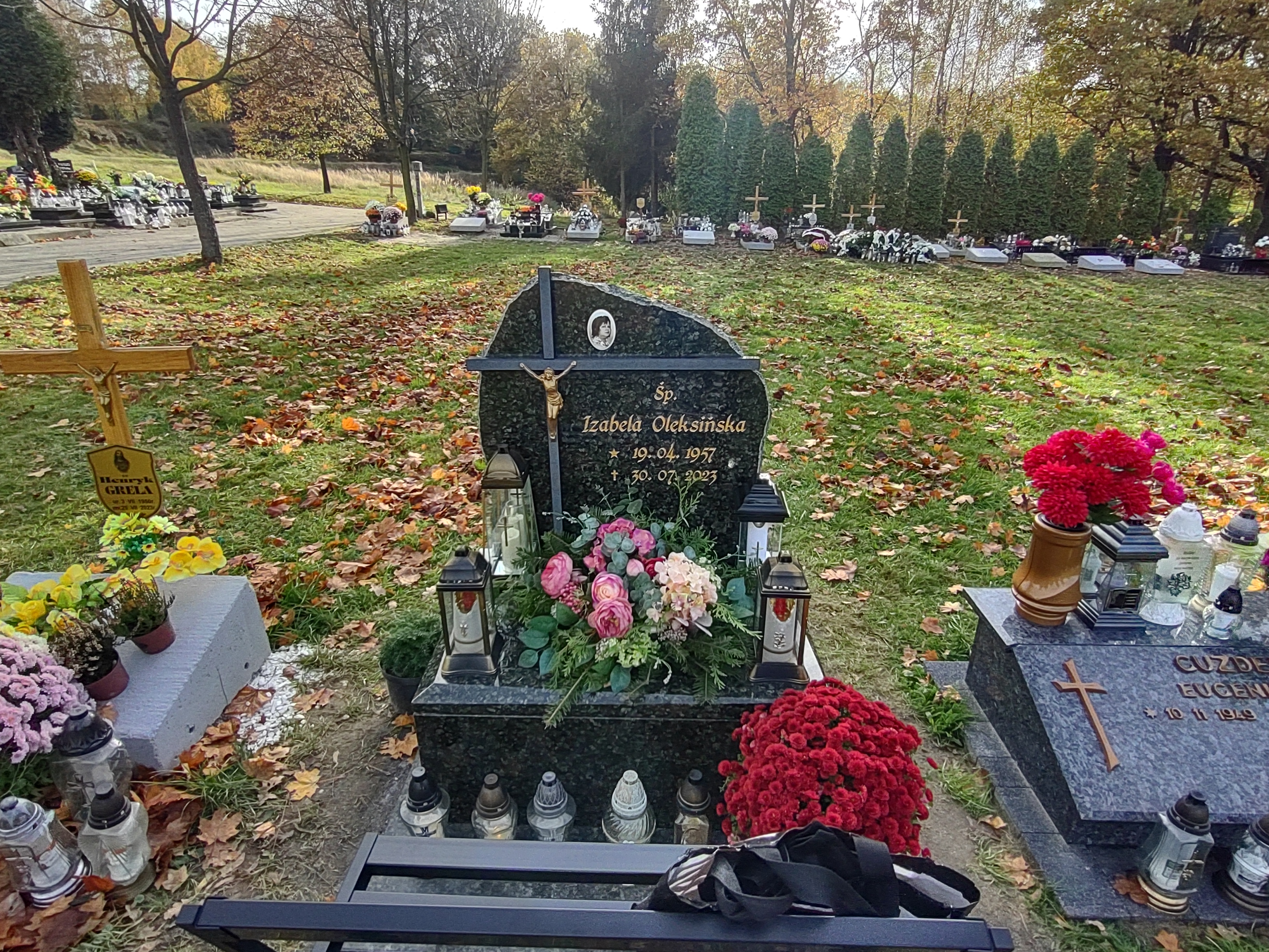 Grób Izabela Oleksińska