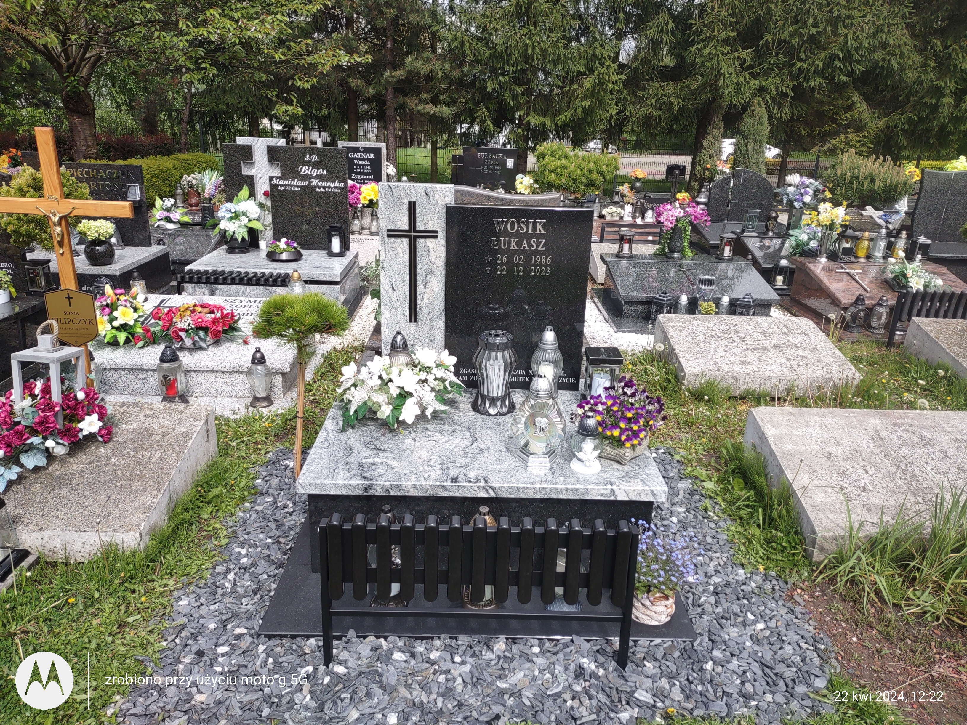 Grób Łukasz Wosik