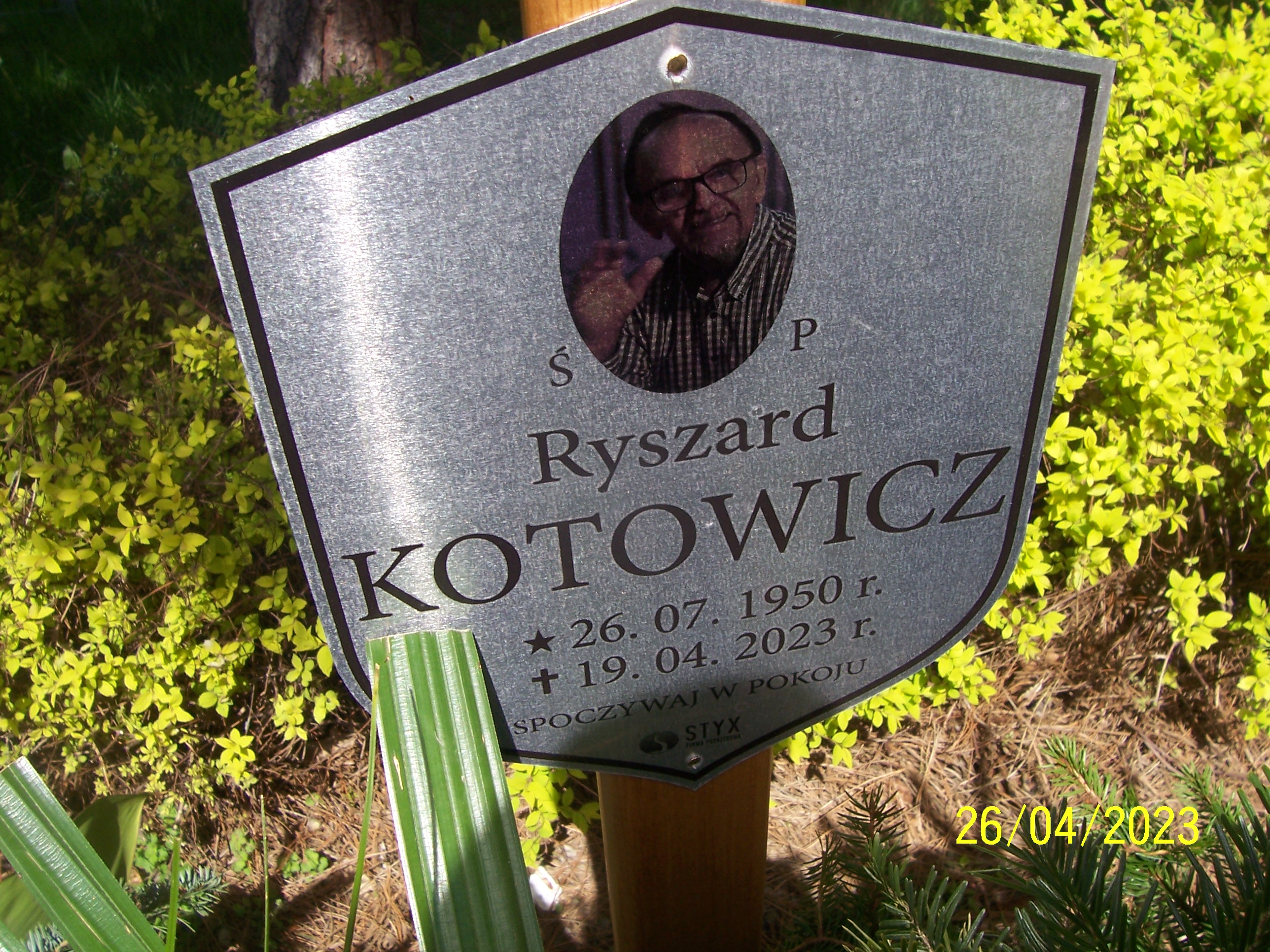 Grób Ryszard Kotowicz