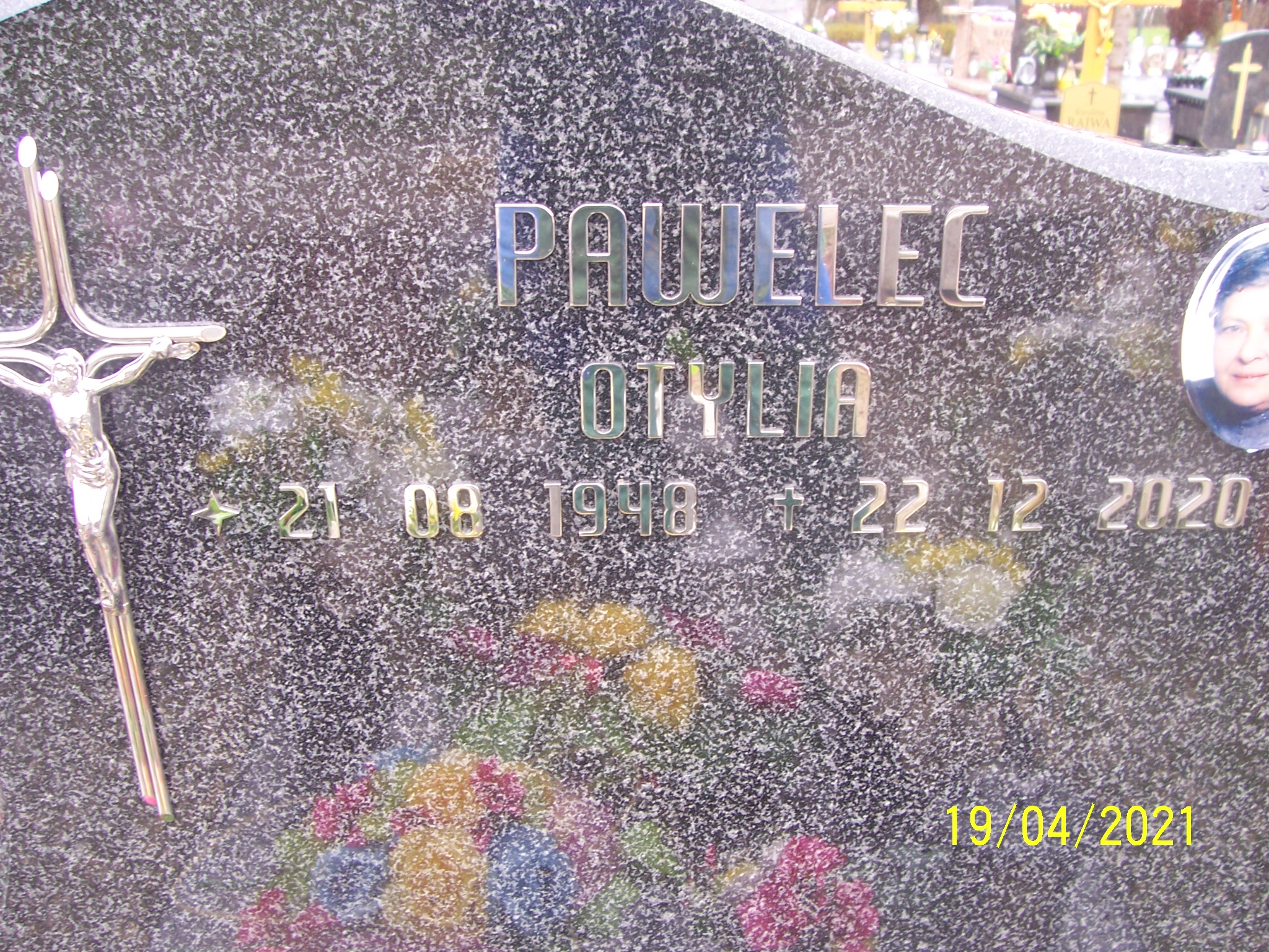 Grób Otylia Pawelec