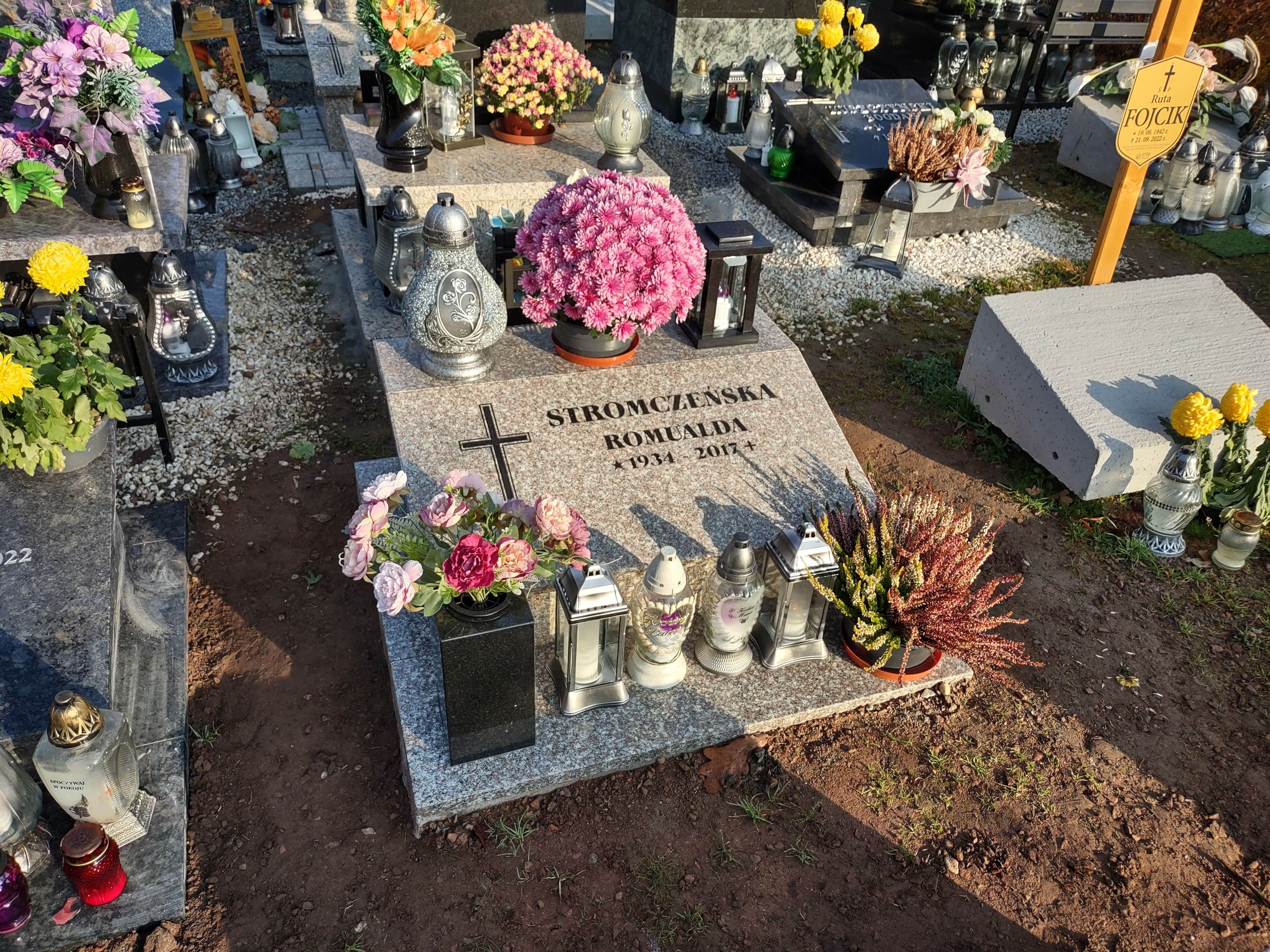 Grób Romualda Stromczeńska