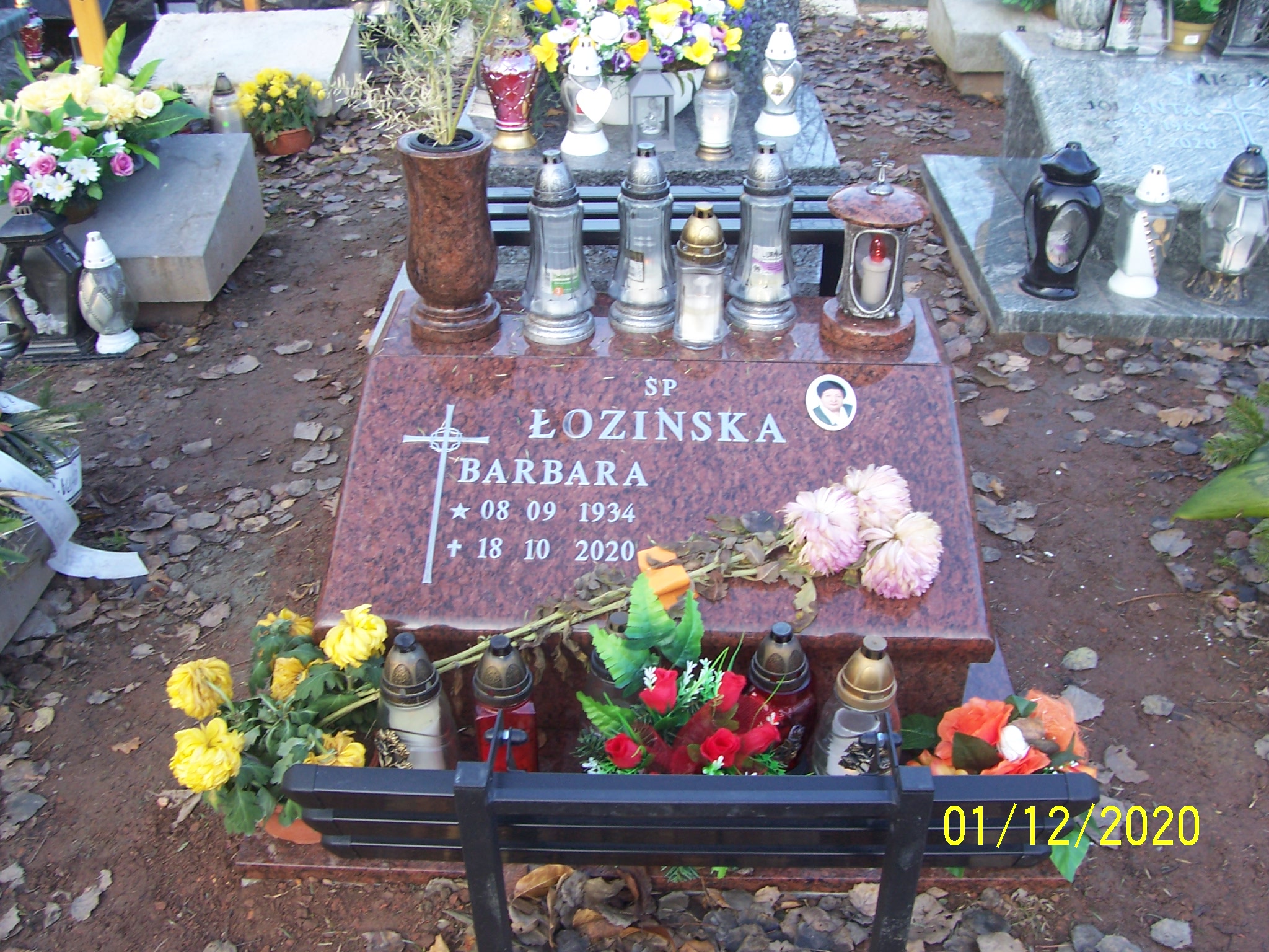 Grób Barbara Łozińska