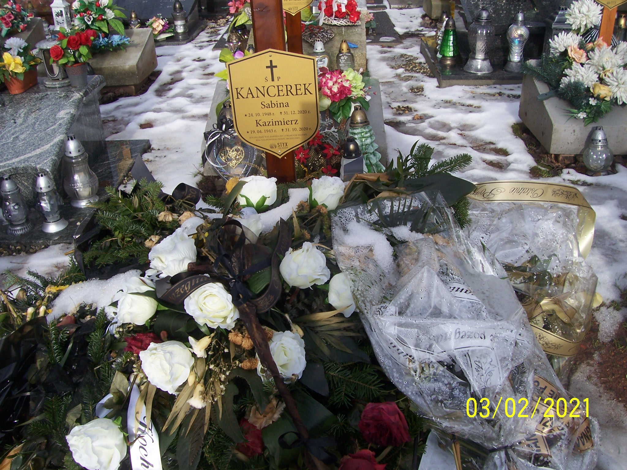 Grób Kazimierz Kancerek