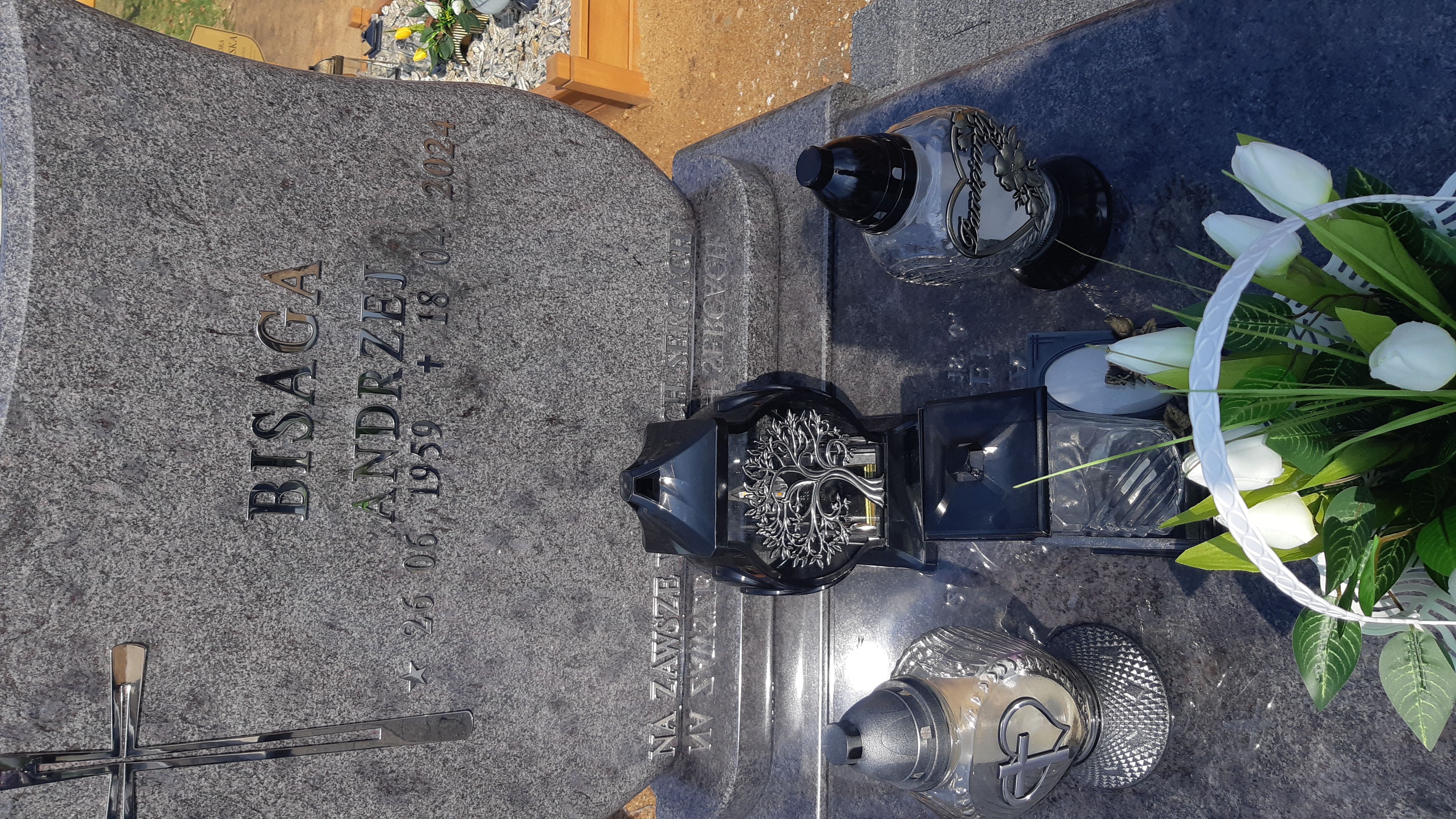 Grób Andrzej Bisaga