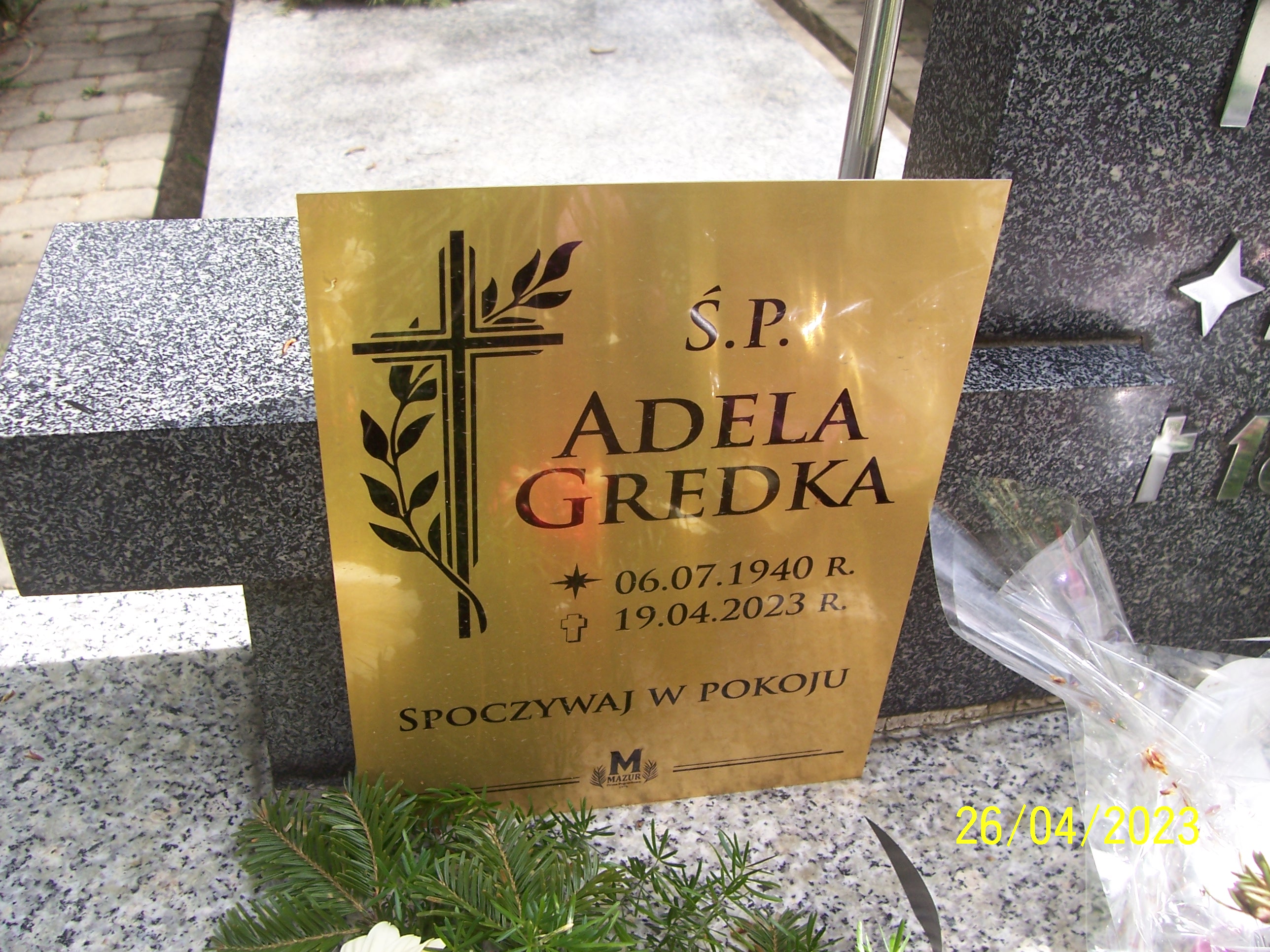 Grób Adela Gredka