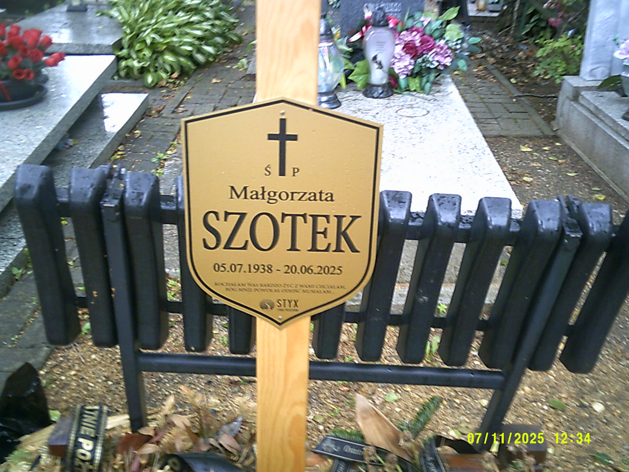 Grób Władysław Szotek