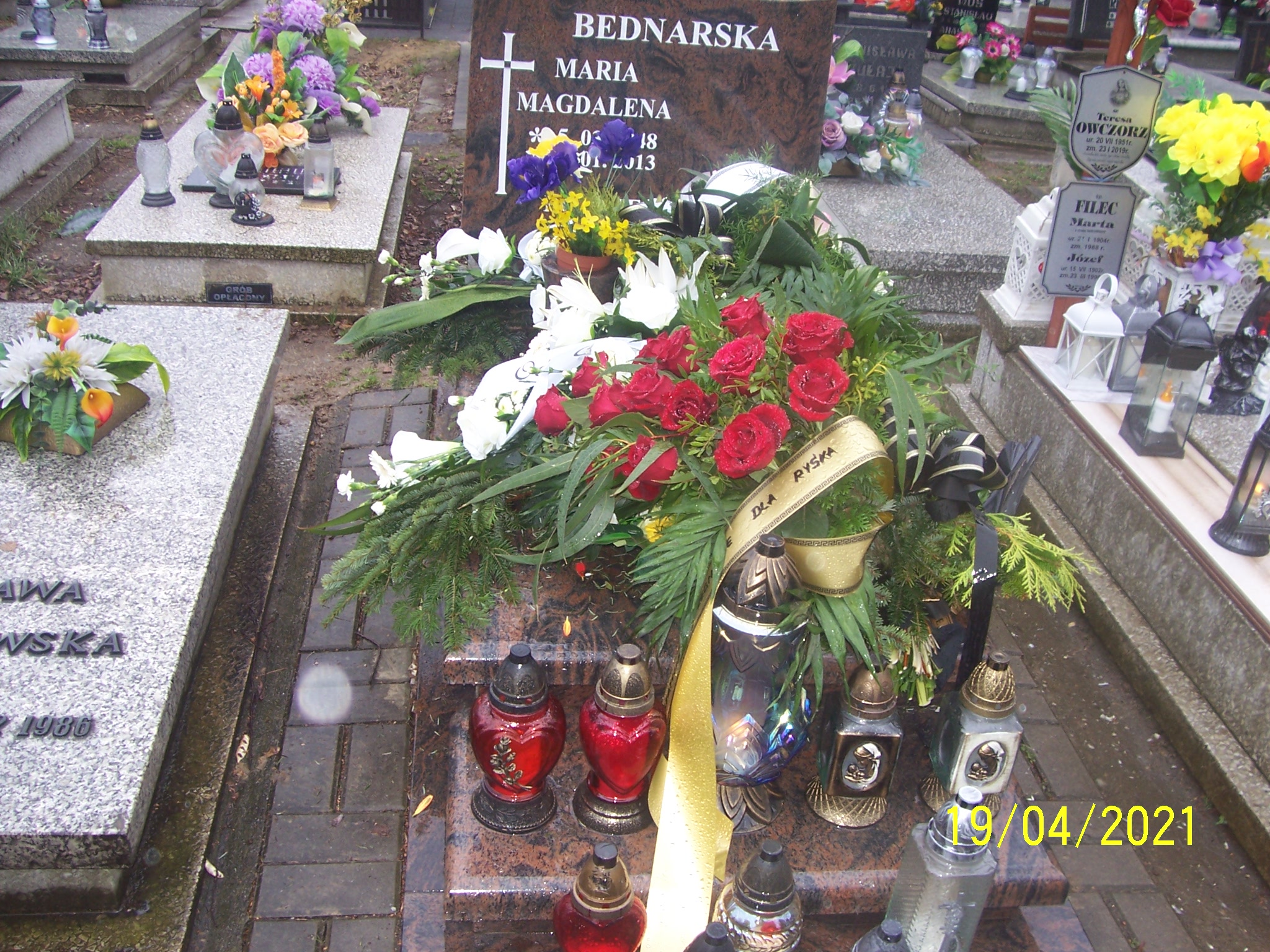 Grób Maria Magdalena Bednarska