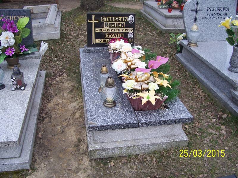 Grób Stanisław Rosiek