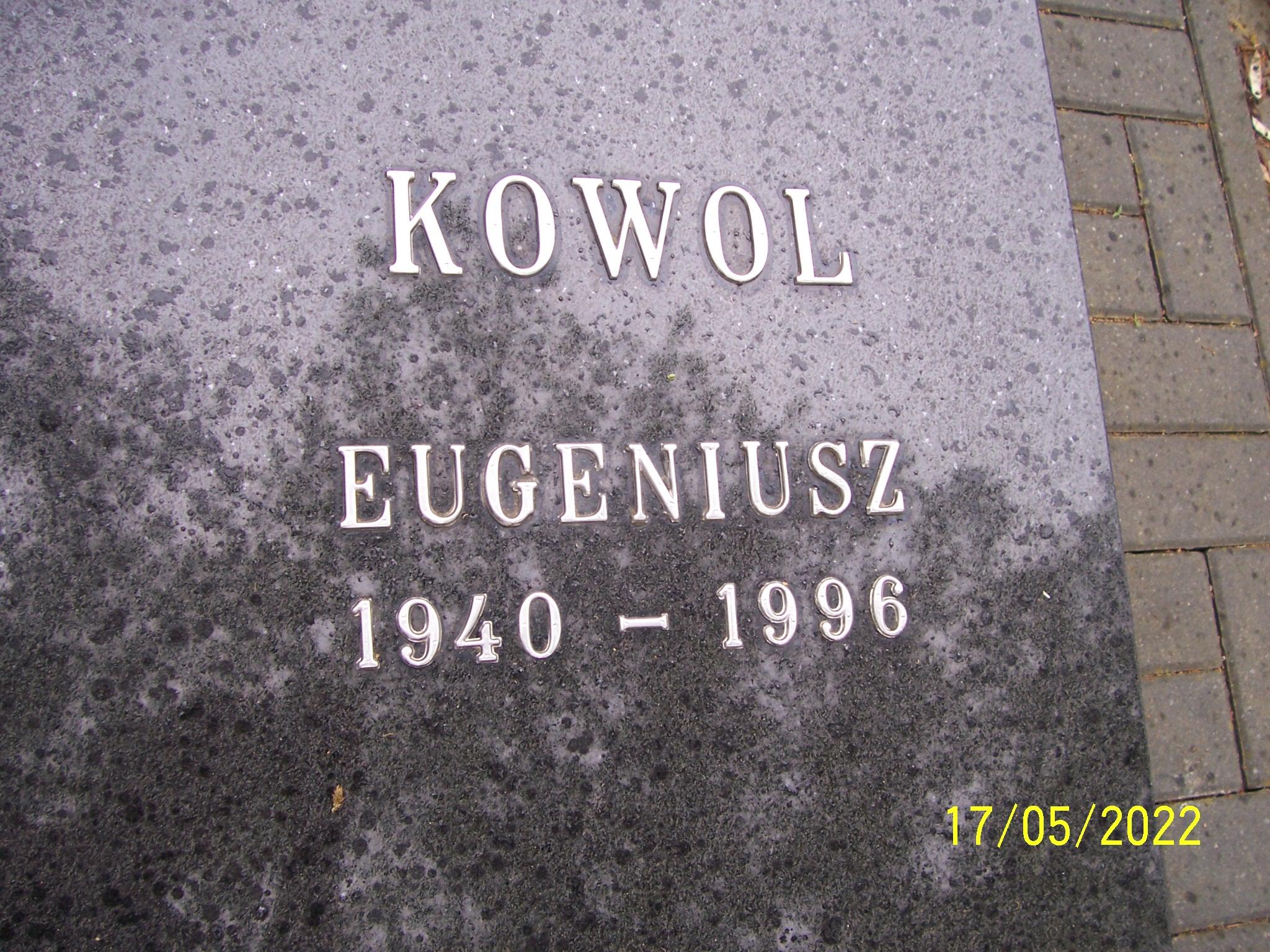 Grób Eugeniusz Kowol
