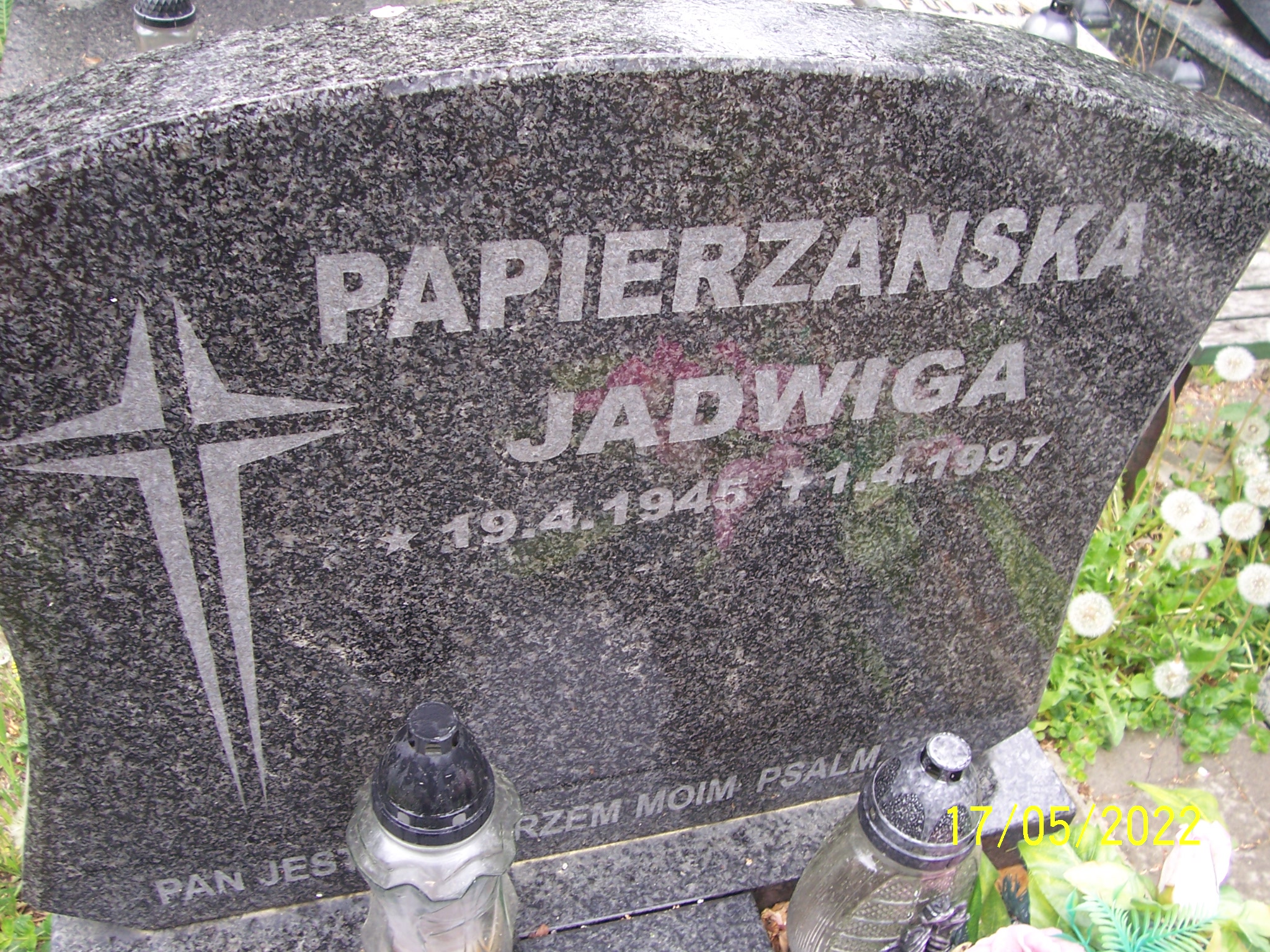 Grób Jadwiga Papierzańska