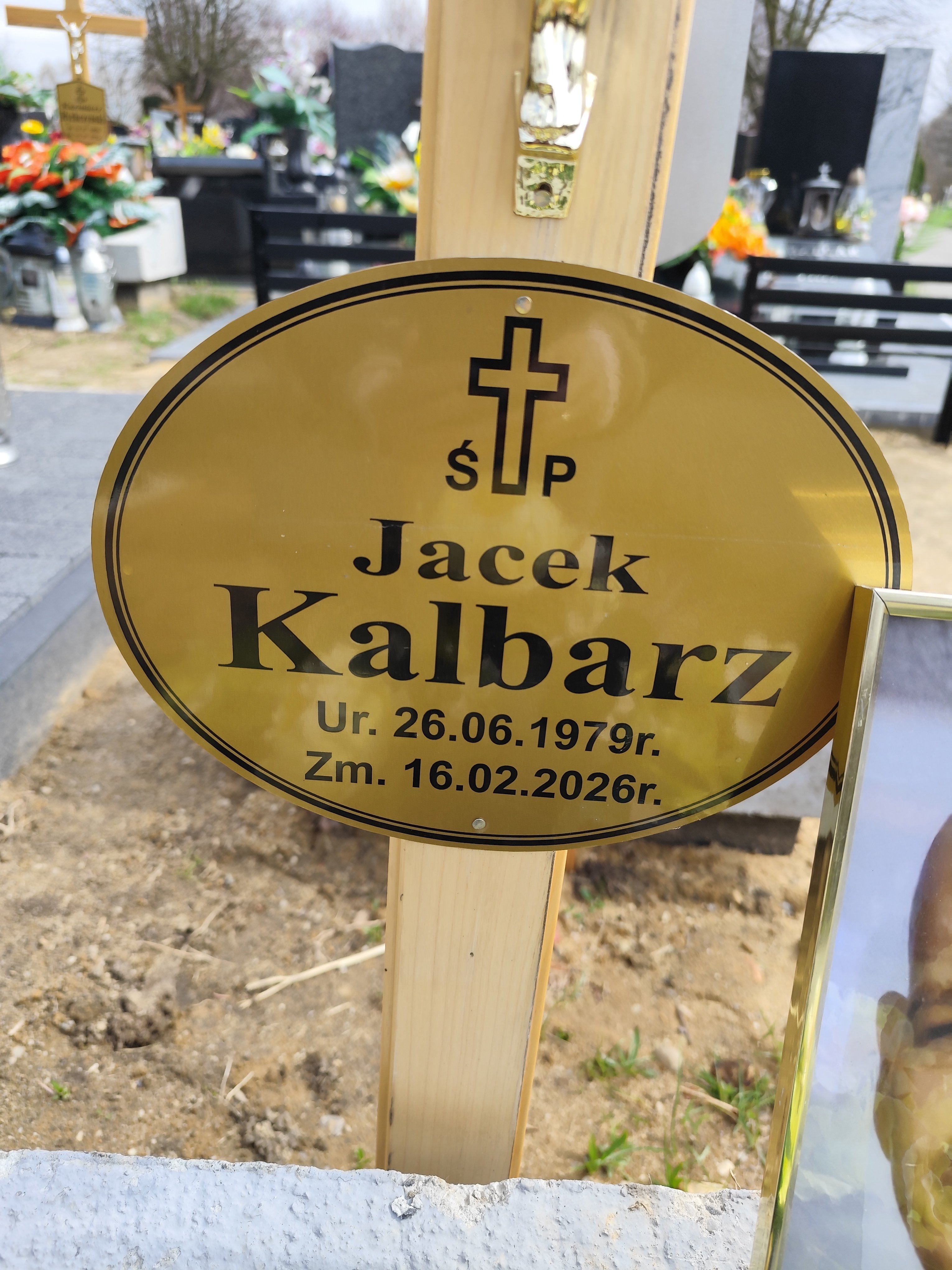 Grób Jacek Kalbarz
