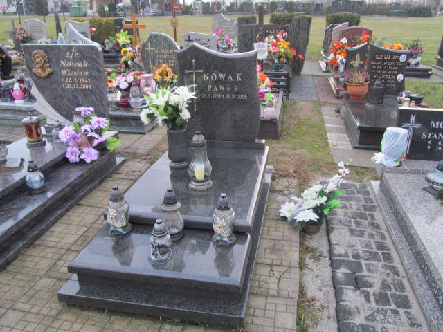 Grób Paweł Nowak