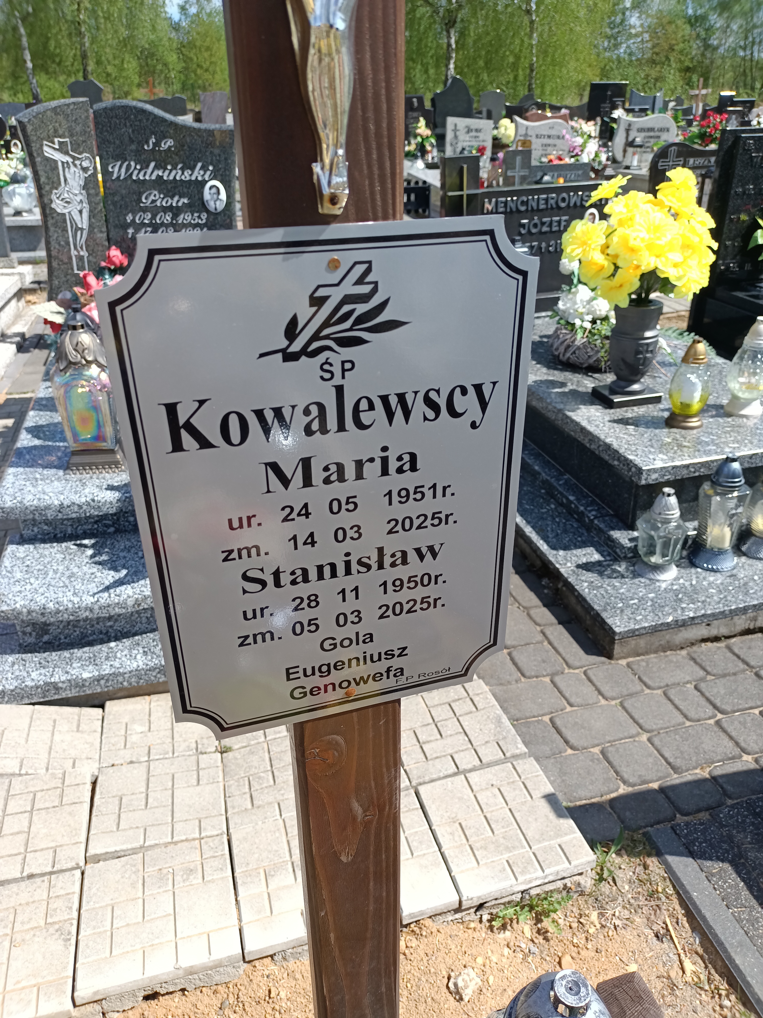 Grób Stanisław Kowalewski 