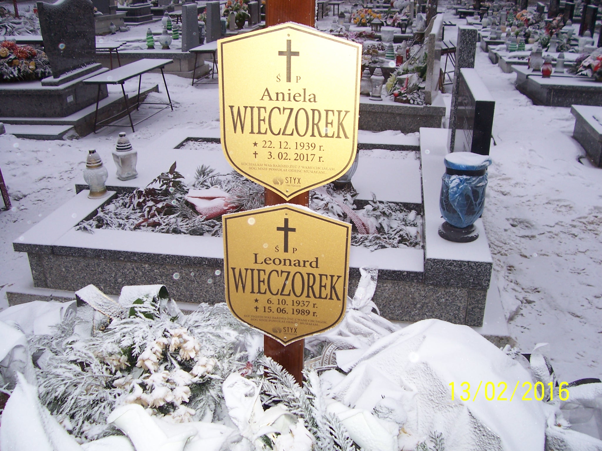 Grób Aniela Wieczorek