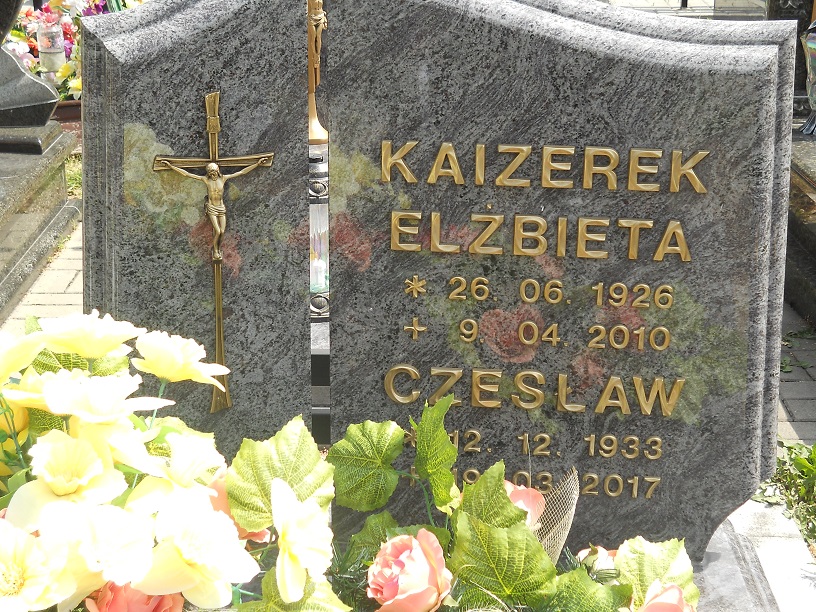 Grób Elżbieta Kaizerek