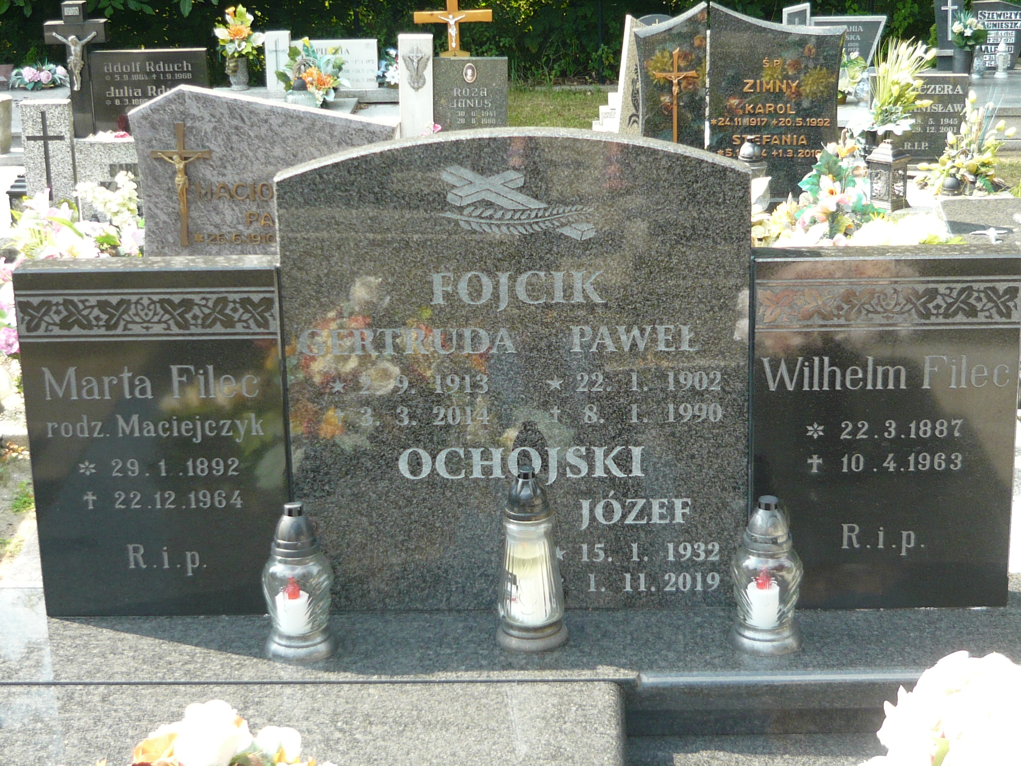 Grób Gertruda Fojcik