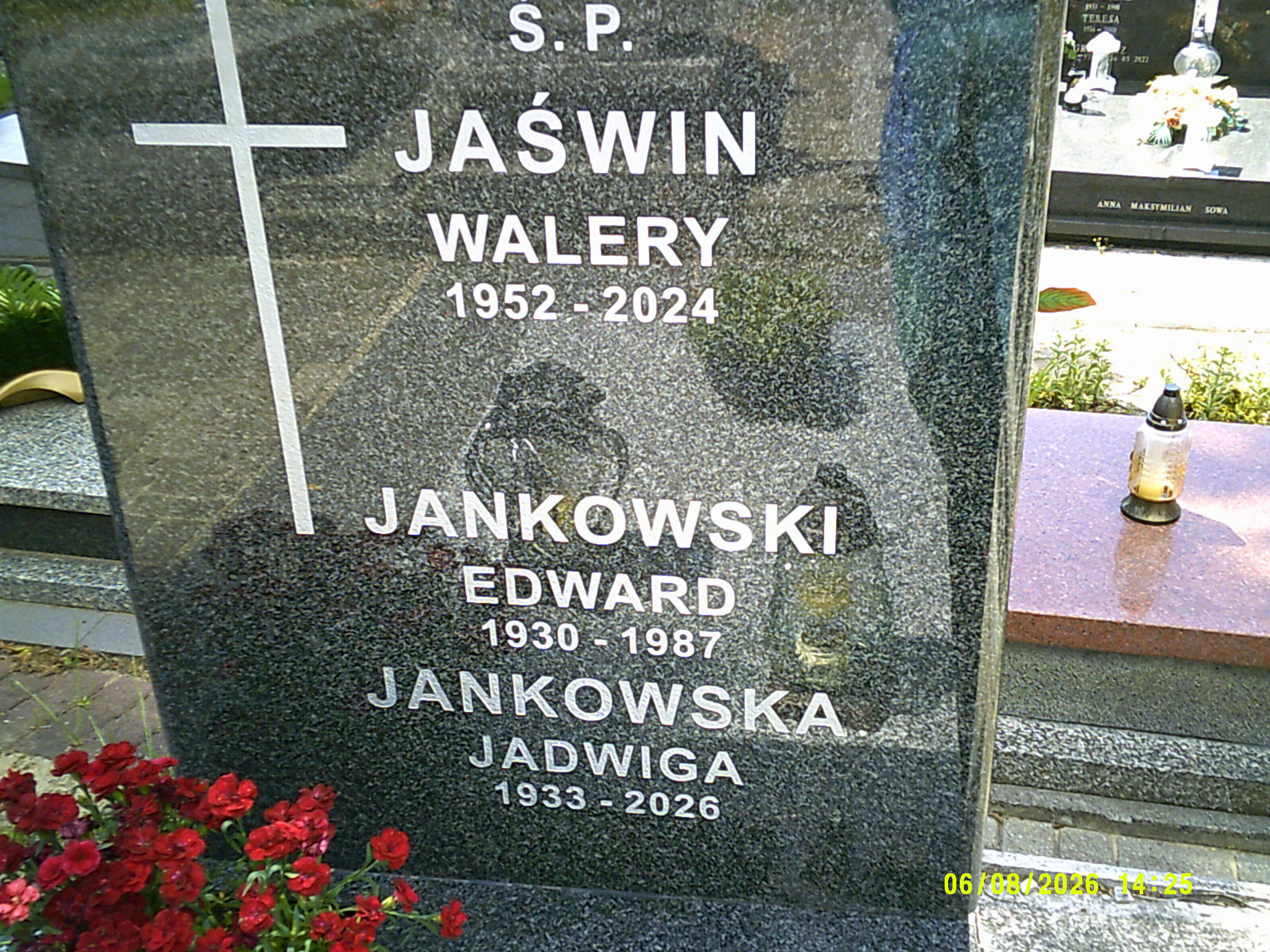 Grób Walery Jaświn