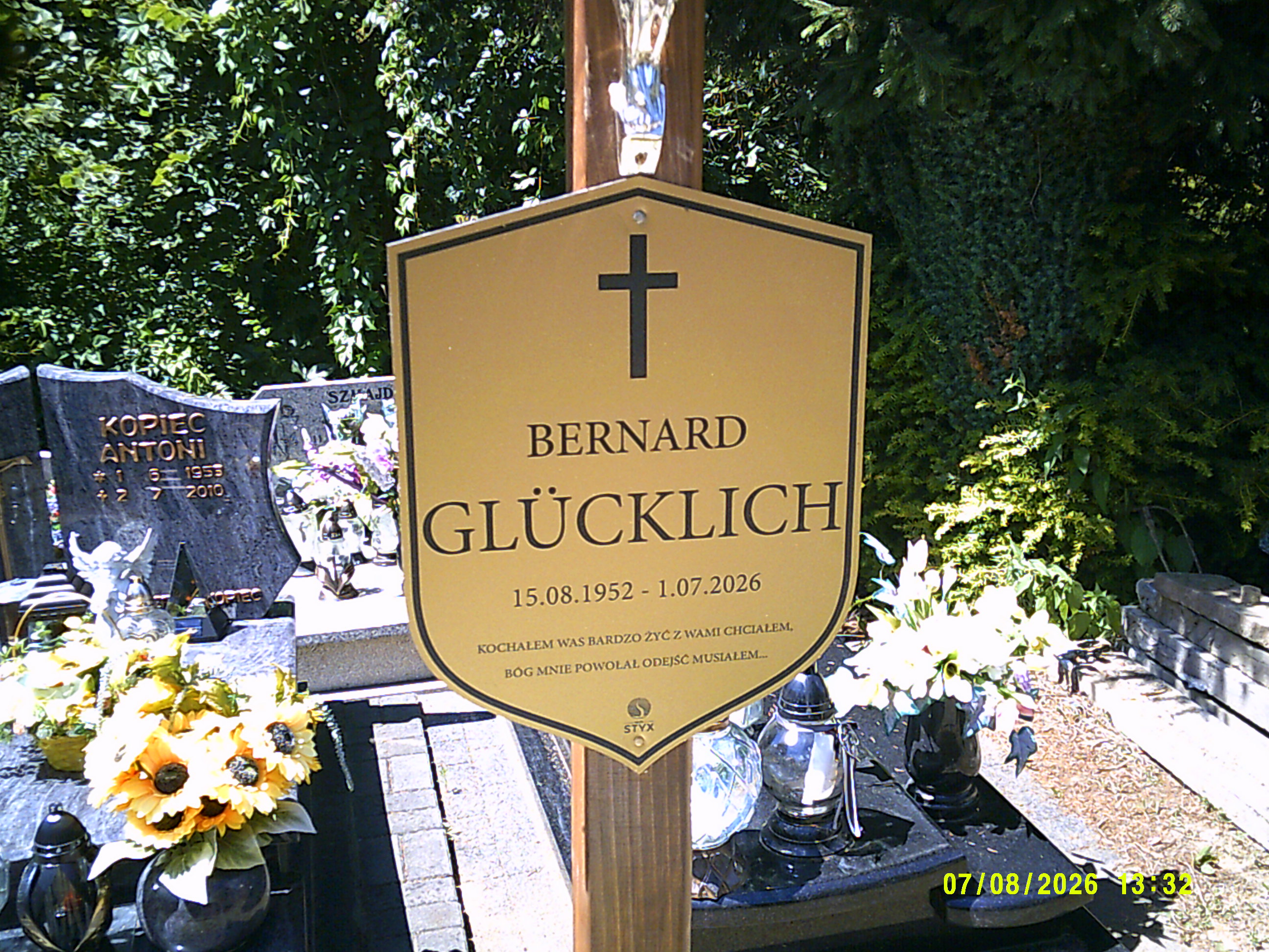 Grób Ryszard Glücklich