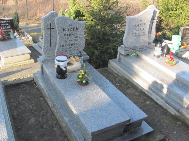 Grób Werner Kazek